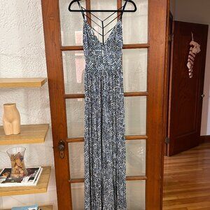 Maxi blue dress fro Urban Outfitters